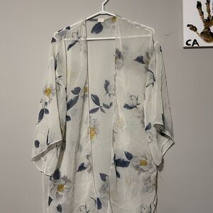 Floral Sheer Kimono